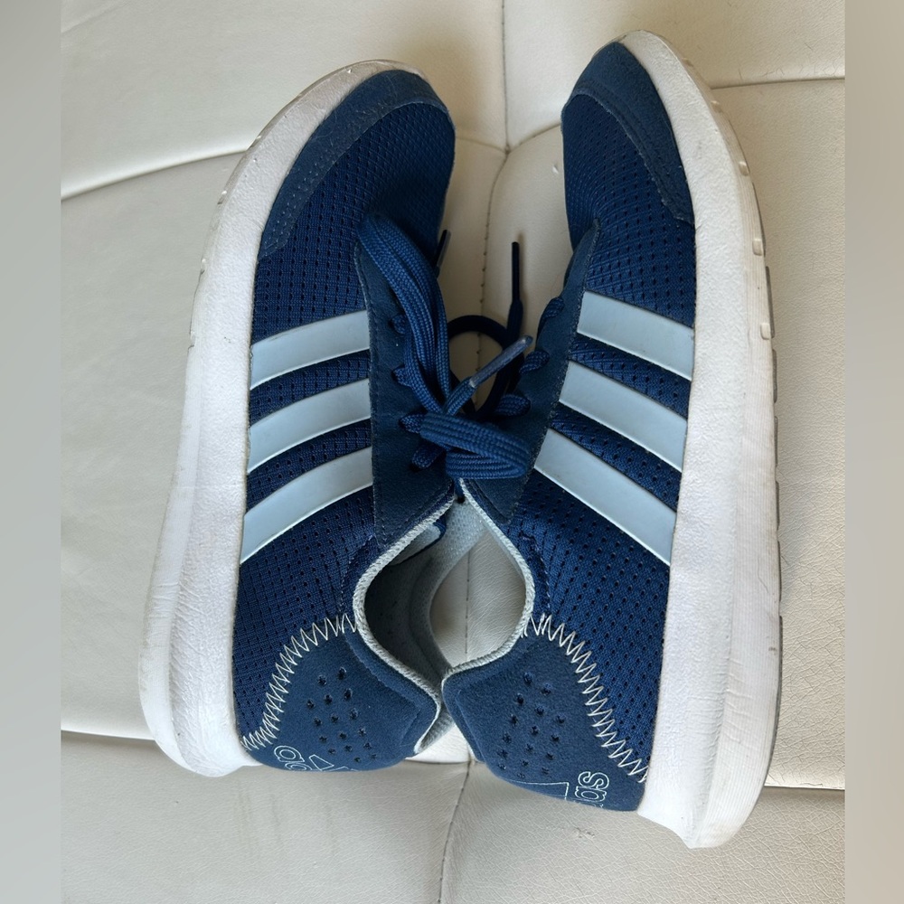 Adidas Cloudfoam Running Shoes in Blue - Picture 3 of 6